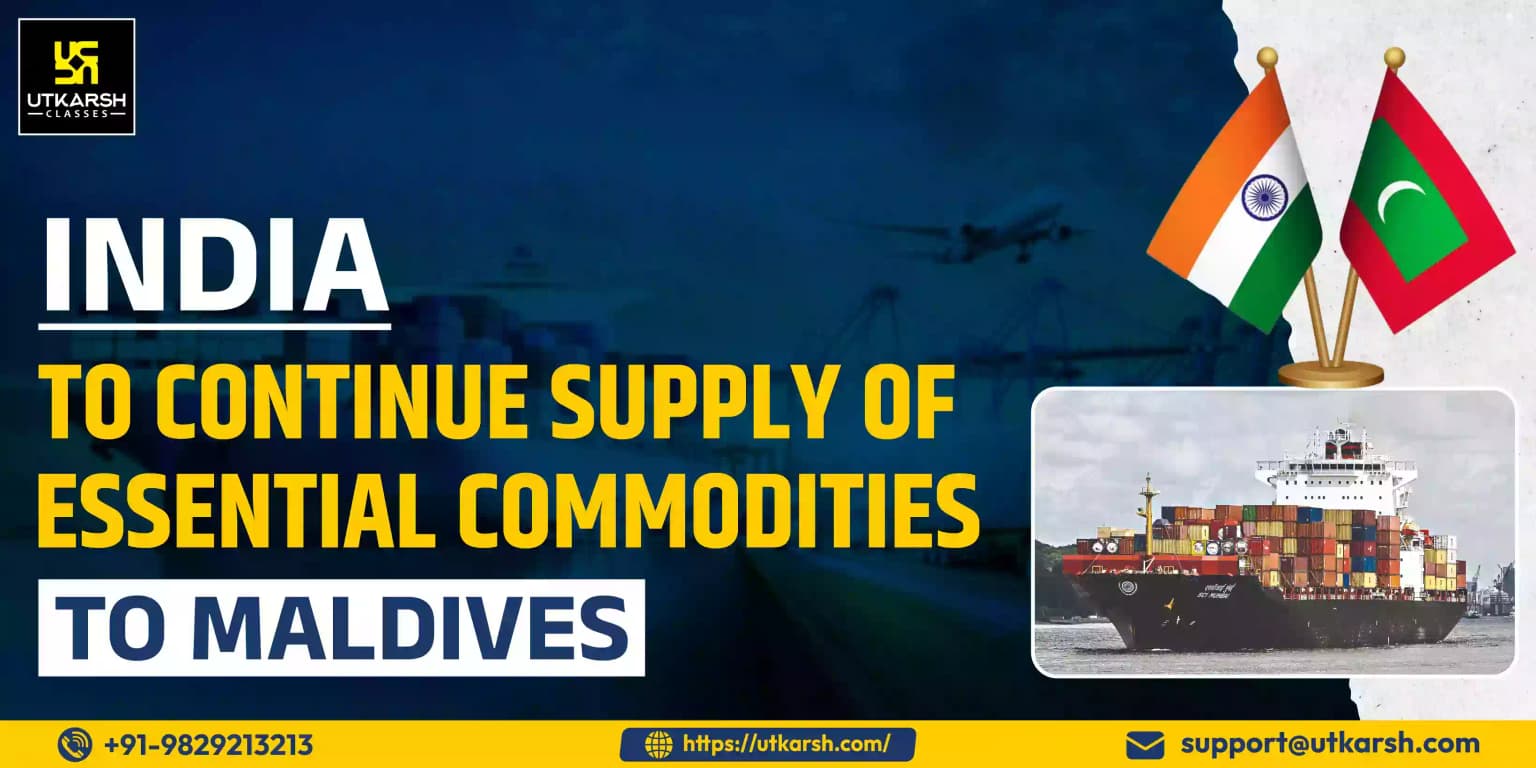 India to continue supply of essential commodities to Maldives