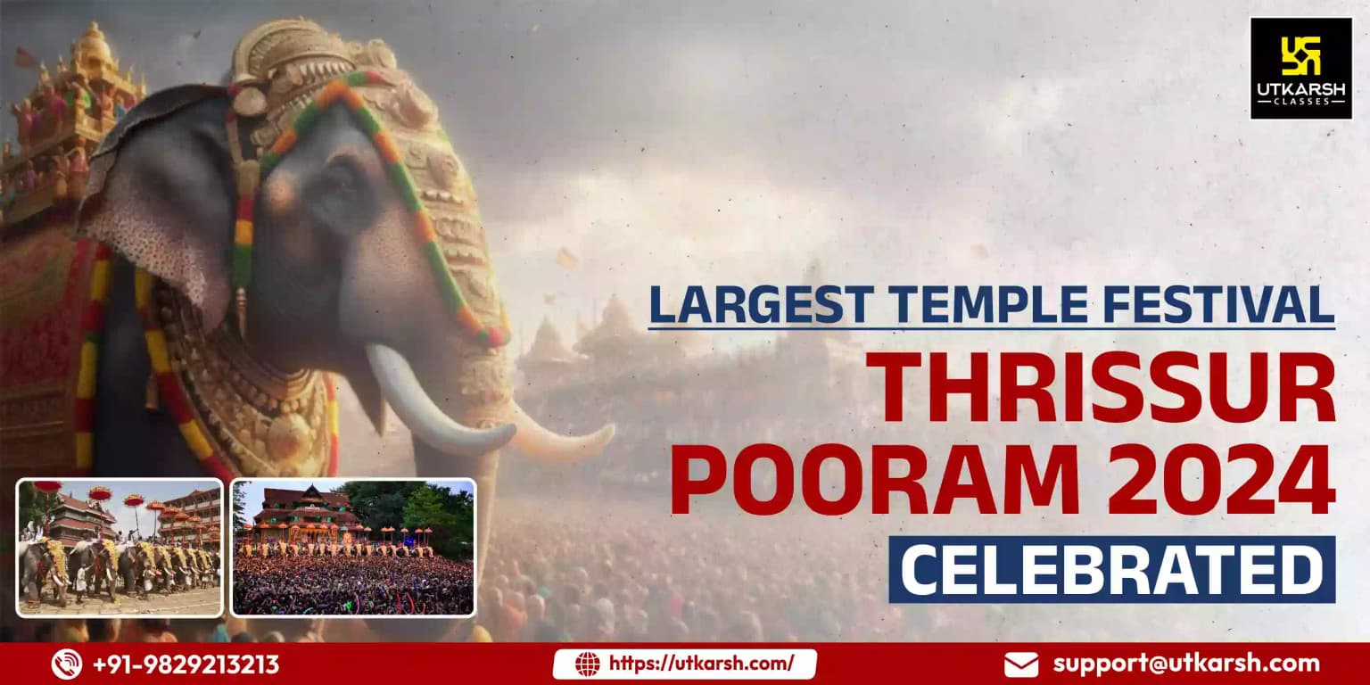 Largest Temple Festival Thrissur Pooram 2024 Celebrated