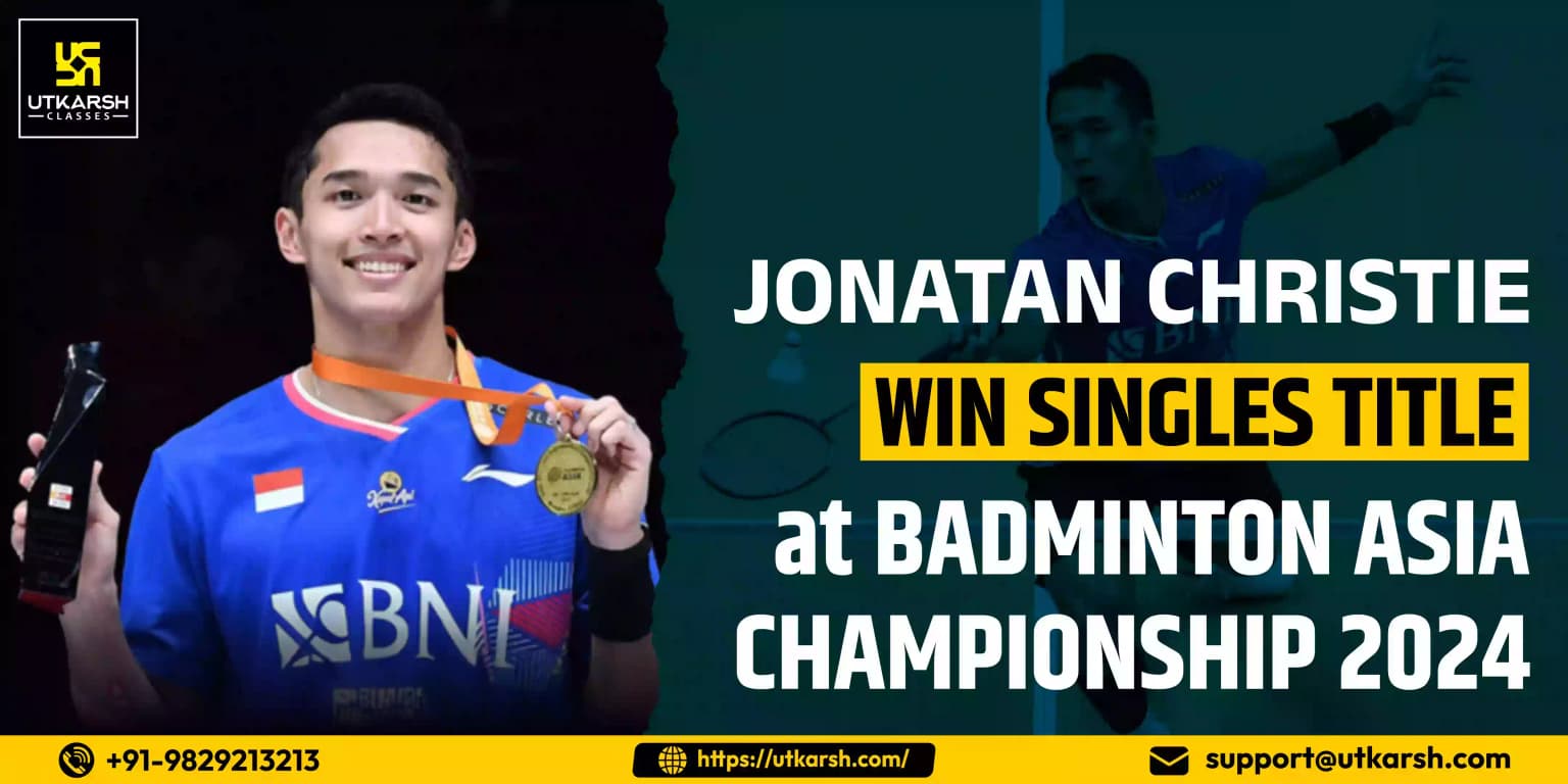 Jonatan Christie Win Singles Title at 2024 Badminton Asia Championship