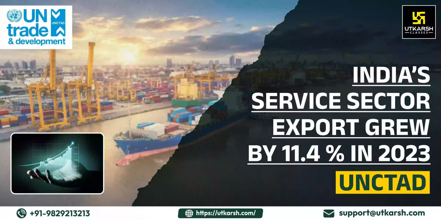 India’s service sector export grew by 11.4 % in 2023: UNCTAD
