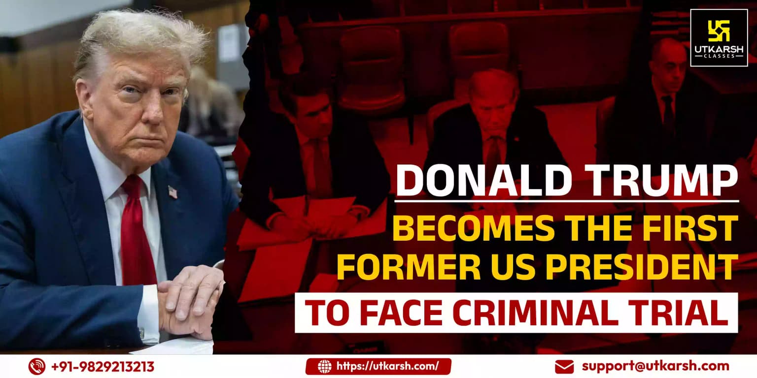 Trump becomes the first former US President to face criminal trial