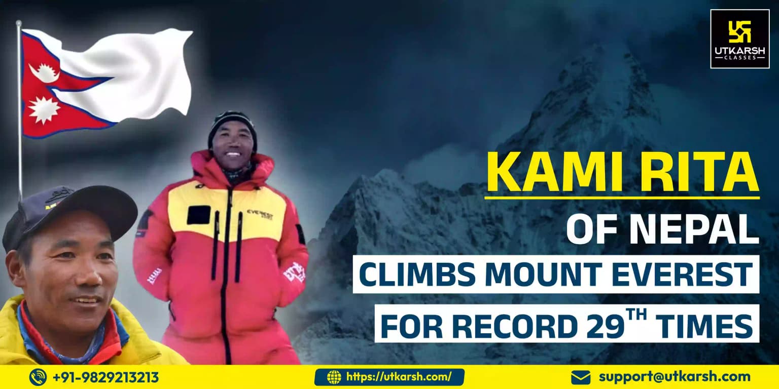 Kami Rita of Nepal climbs Mount Everest for record 29th times