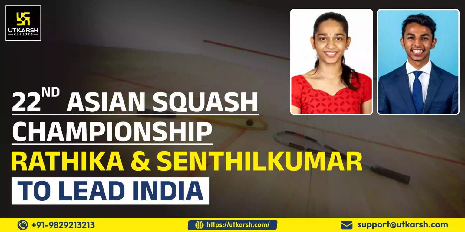 22nd Asian Squash Championship: Rathika, Senthilkumar to lead India