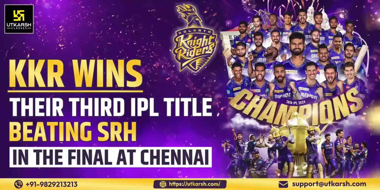 KKR wins their third IPL title beating SRH in the final at Chennai