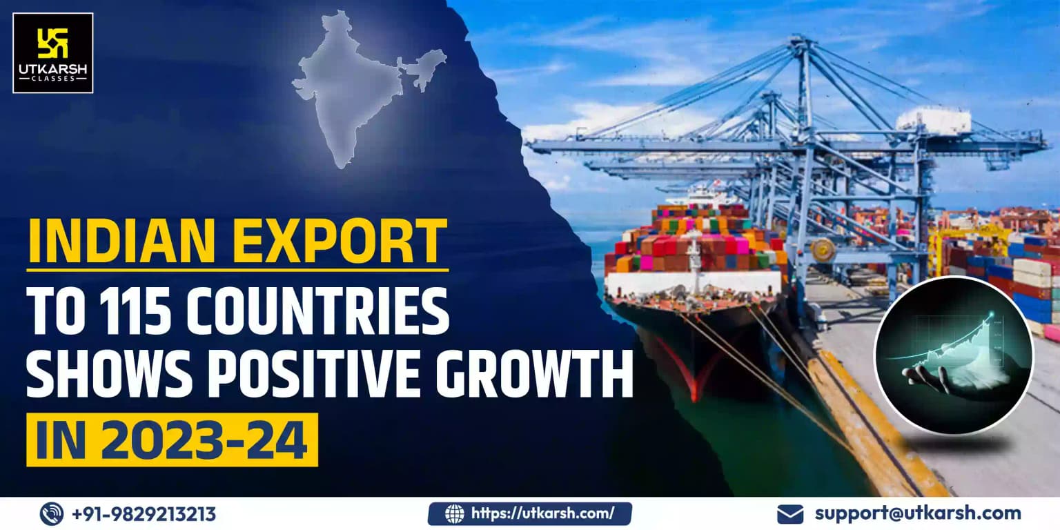 Indian export to 115 countries shows positive growth in 2023-24