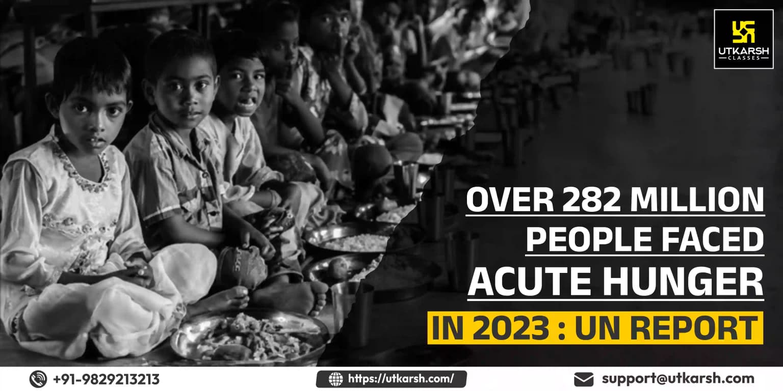 Over 282 million people faced acute hunger in 2023: UN report
