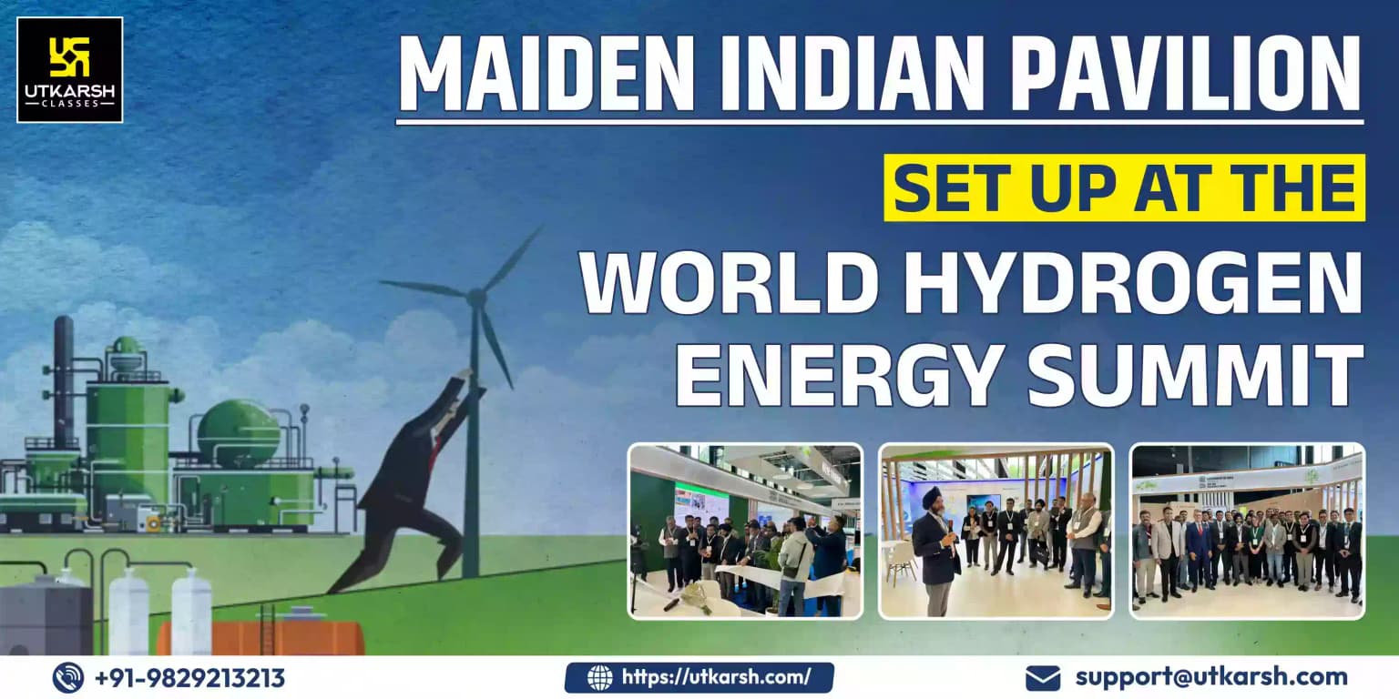 Maiden Indian Pavilion set up at the World Hydrogen Energy Summit