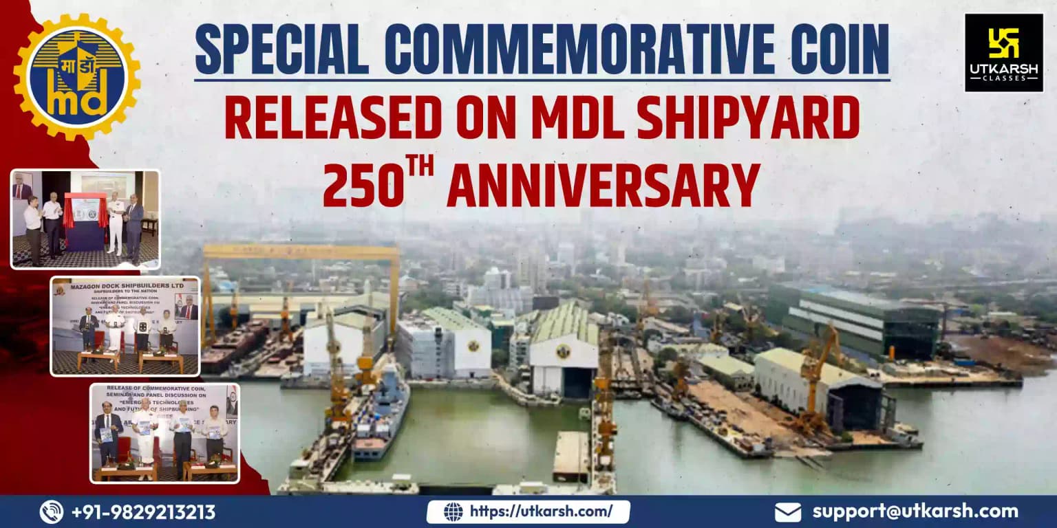 Special Commemorative Coin Released on MDL Shipyard 250th Anniversary