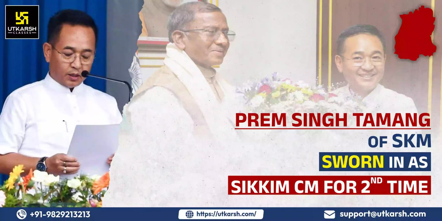 Prem Singh Tamang of SKM sworn in as Sikkim CM for 2nd time