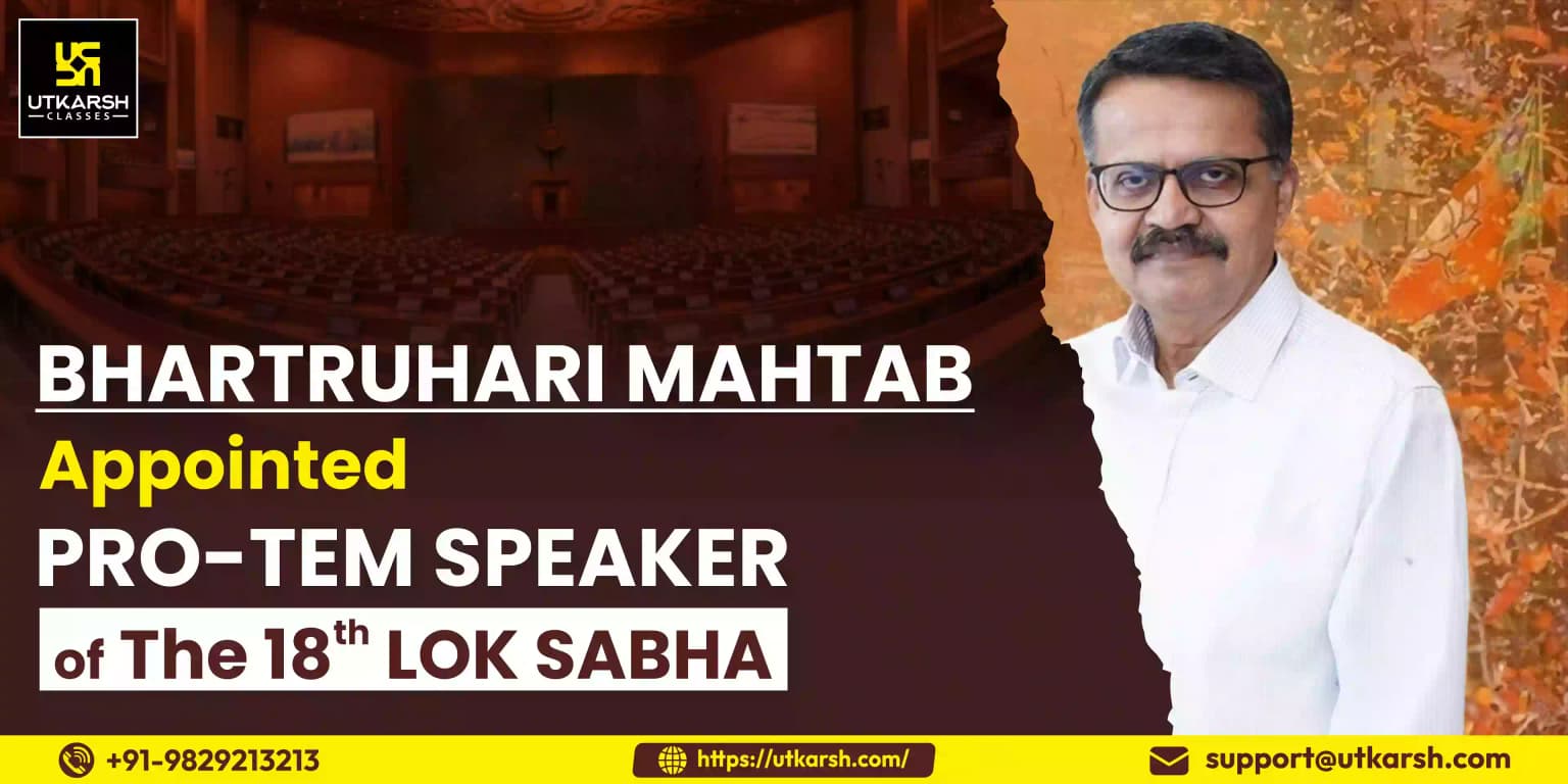 Bhartruhari Mahtab appointed Pro-tem speaker of the 18th Lok Sabha