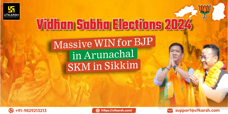 Assembly Election 24: Massive win for BJP in Arunachal, SKM in Sikkim