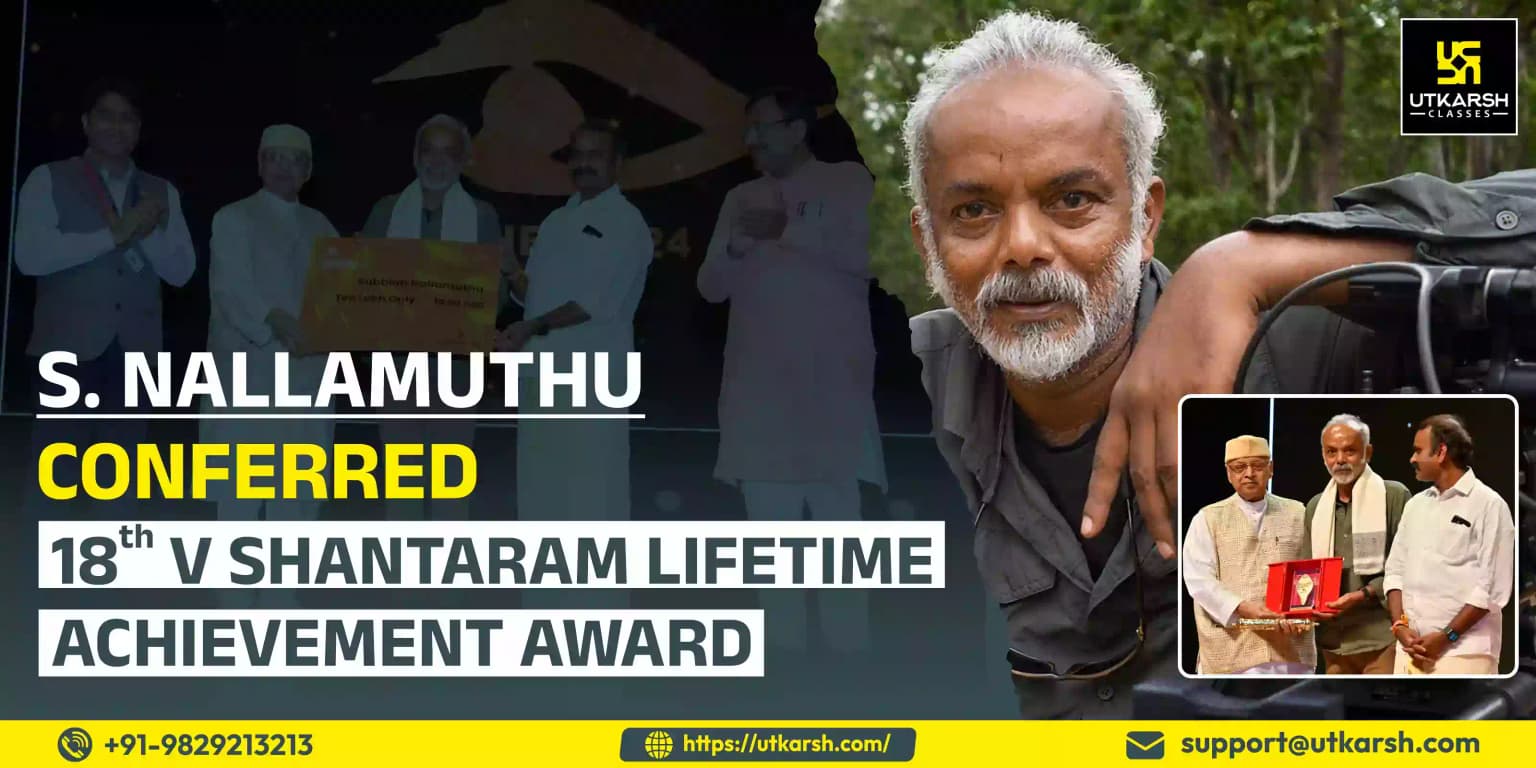 S. Nallamuthu Conferred 18th V Shantaram Lifetime Achievement Award