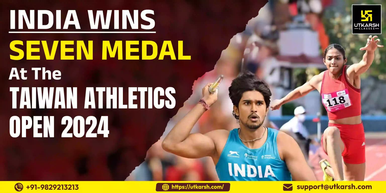 India wins seven medal at the Taiwan Athletics Open 2024
