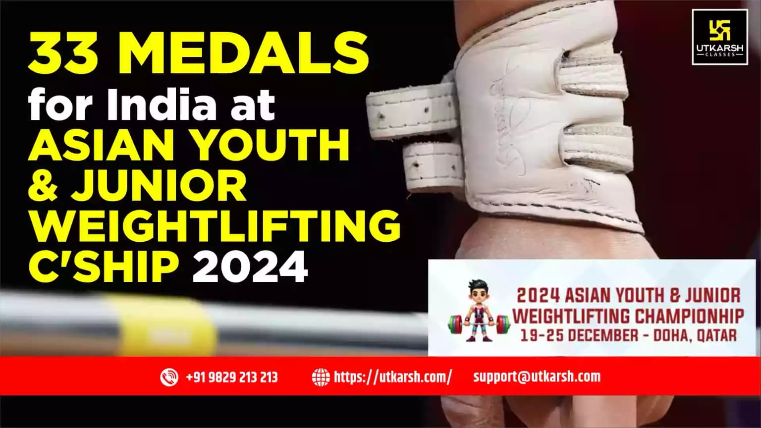 33 medals for India at Asian Youth and Junior Weightlifting C'ship 2024