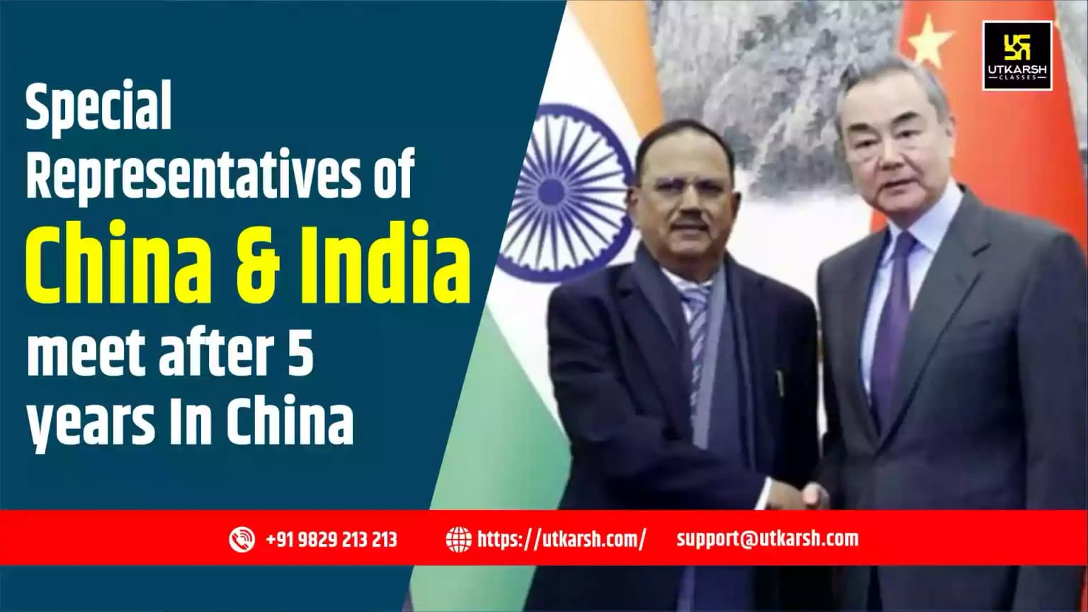 Special Representatives of China & India meet after 5 years In China