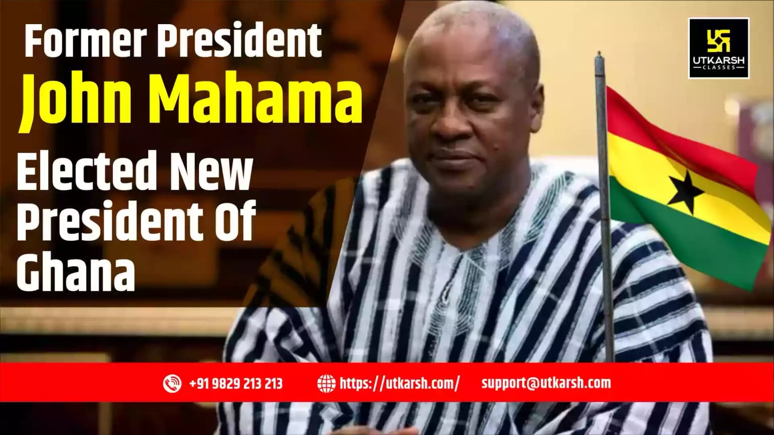 Former President John Mahama elected new President of Ghana