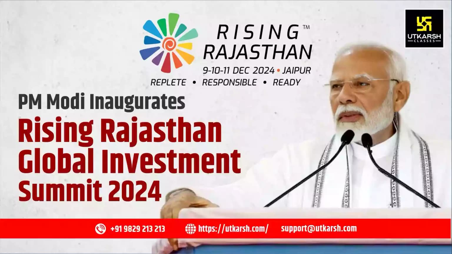 PM Modi Inaugurates Rising Rajasthan Global Investment Summit 2024