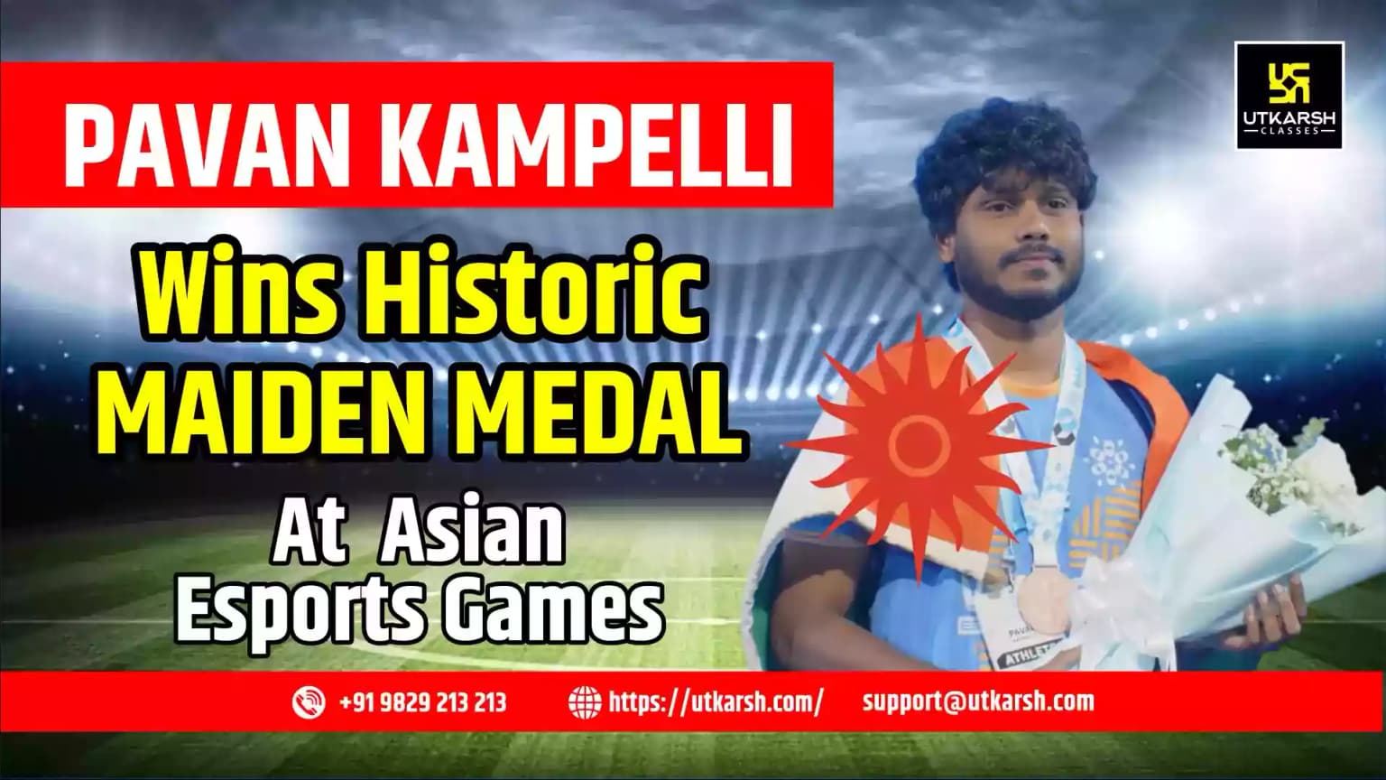 Pavan Kampelli wins historic maiden Medal at Asian Esports Games