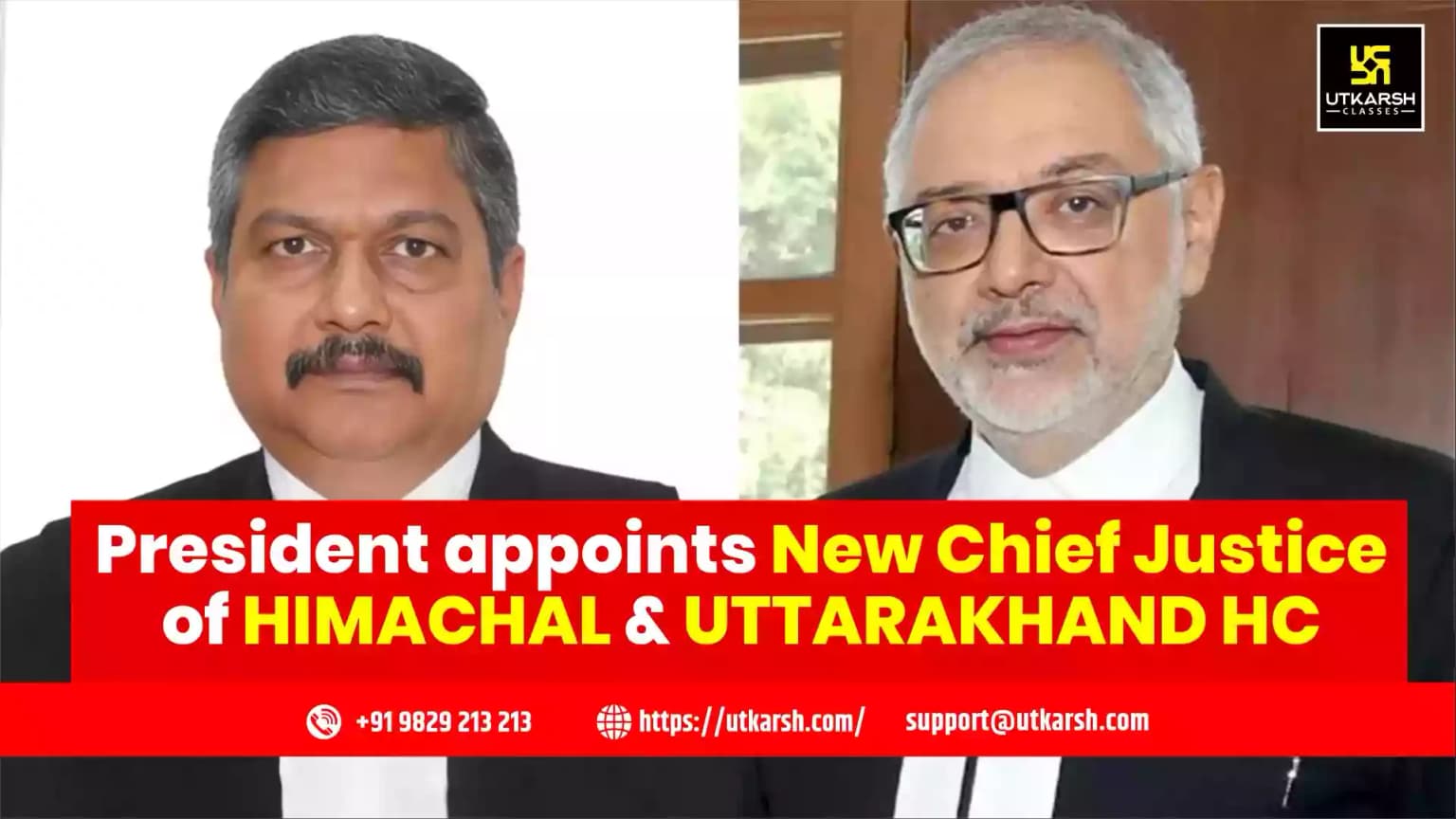President appoints new Chief Justice of Himachal and Uttarakhand HC