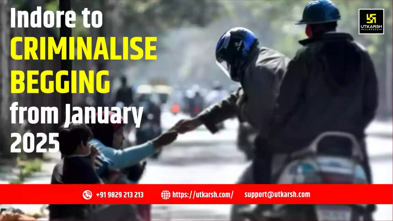 Indore to criminalise begging from 1 January 2025
