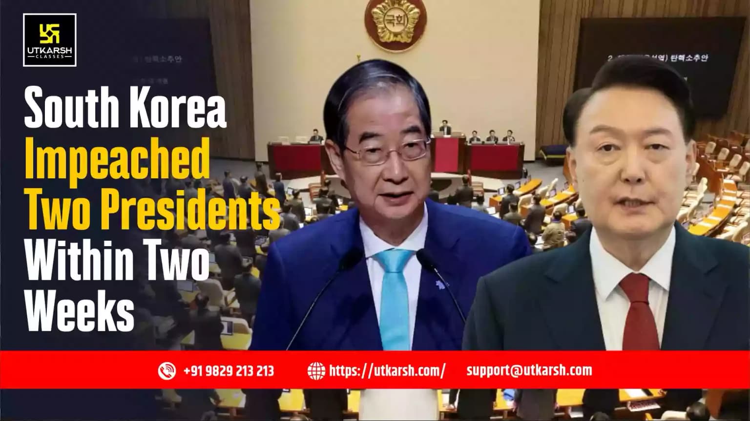 Two Presidents impeached in South Korea within two week