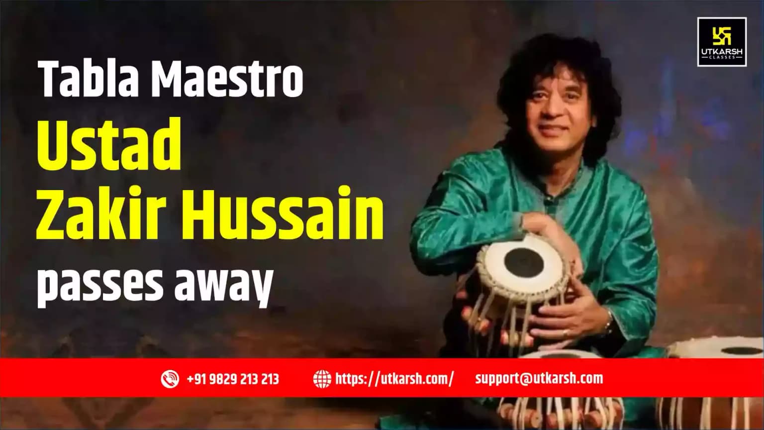 Tabla Maestro Ustad Zakir Hussain passes away