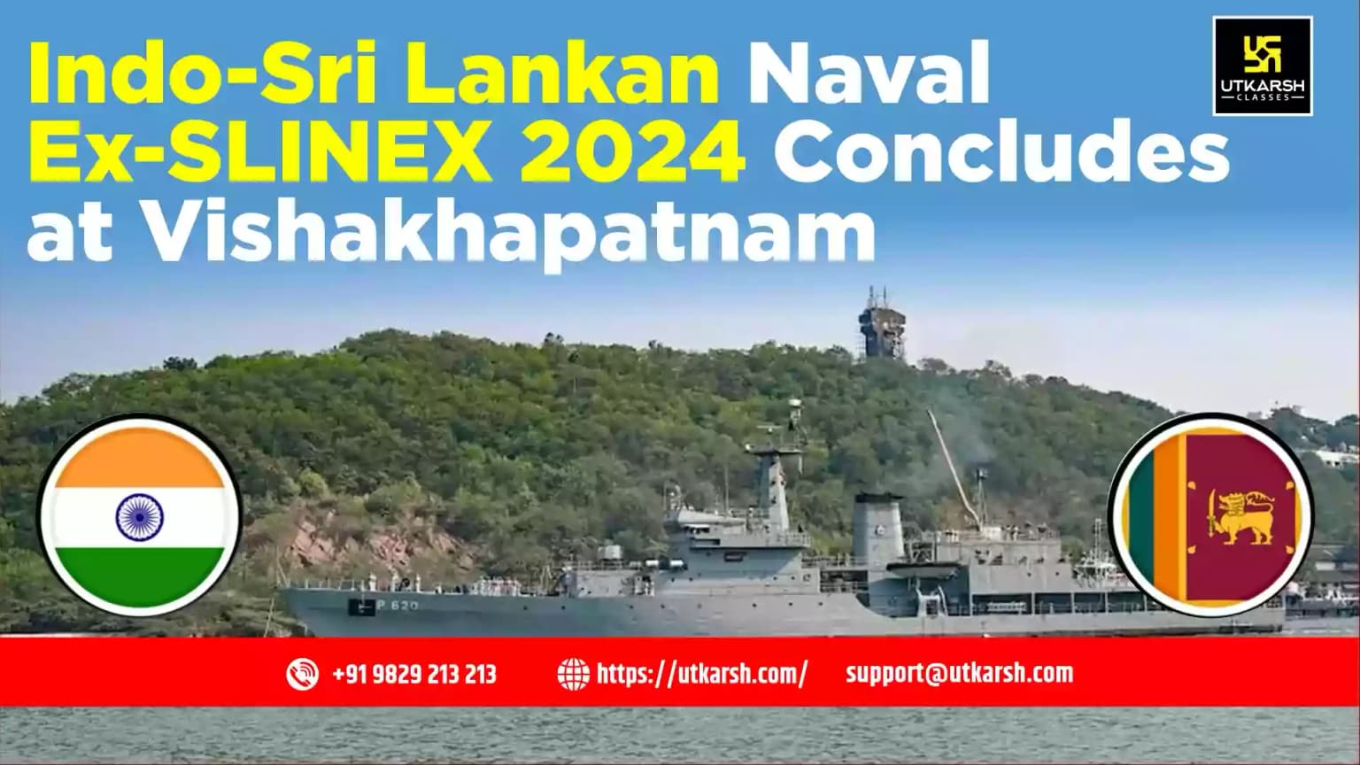 Indo-Sri Lankan Naval Ex-SLINEX 2024 Concludes at Visakhapatnam