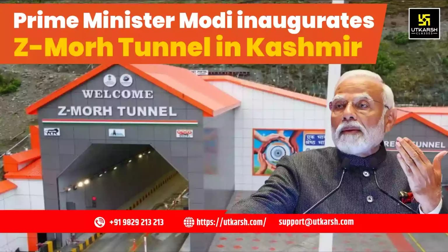 Prime Minister Modi inaugurates Z-Morh Tunnel in Kashmir