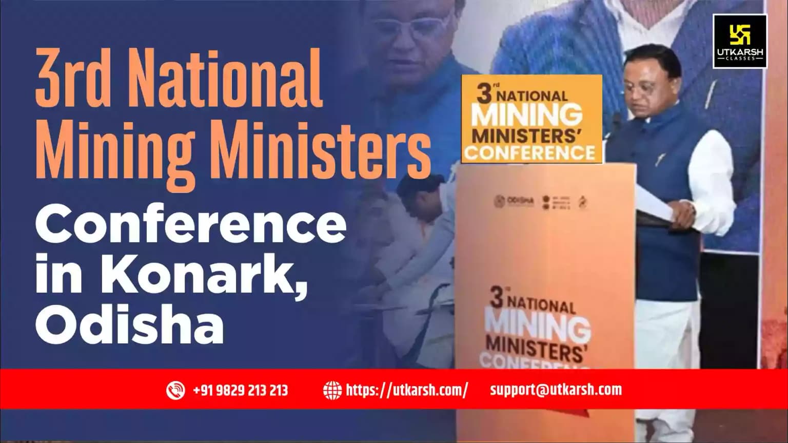 3rd National Mining Ministers Conference in Konark, Odisha