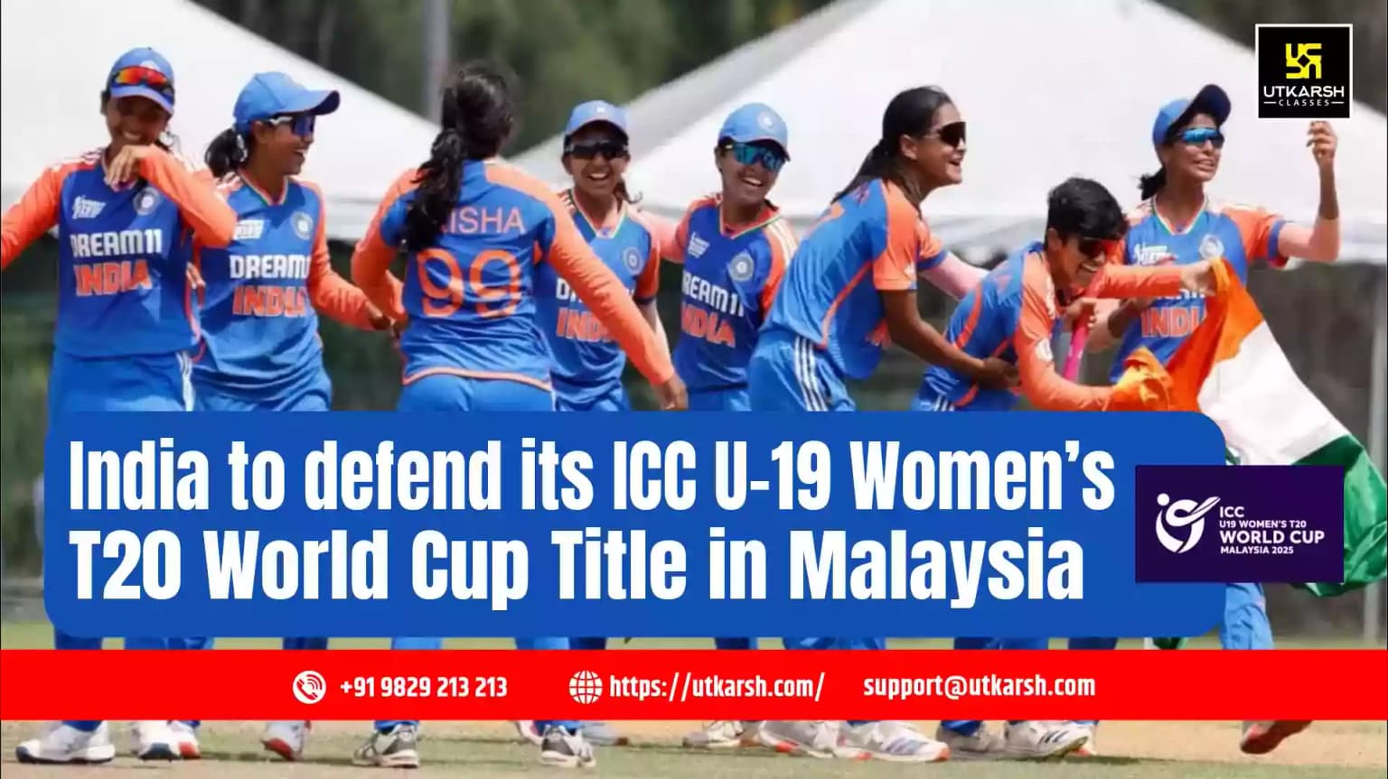 India to defend its ICC U-19 Women’s T20 World Cup Title in Malaysia