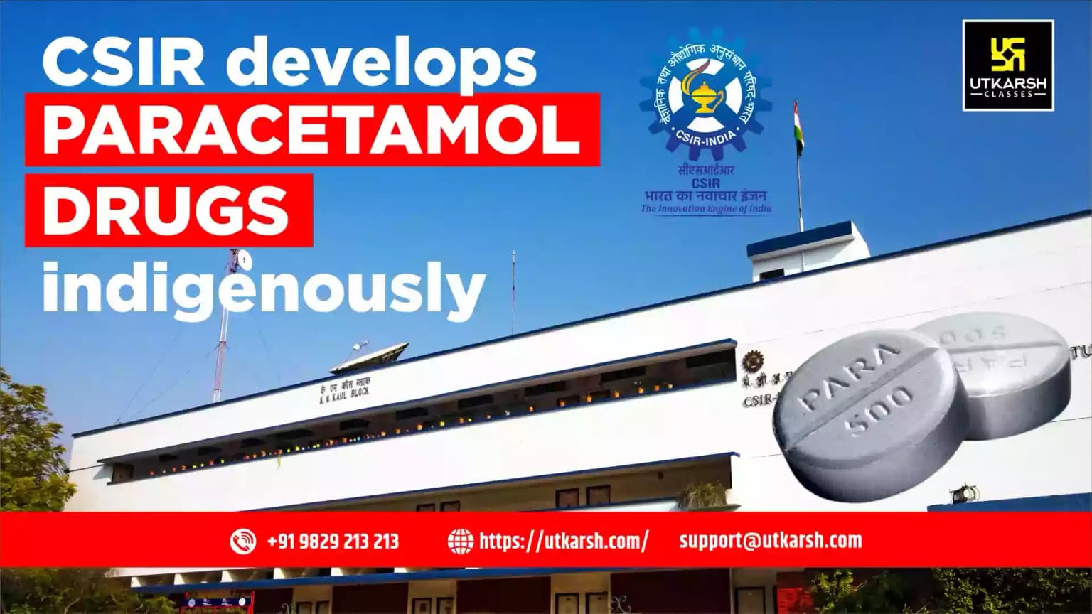 CSIR develops Paracetamol drugs indigenously