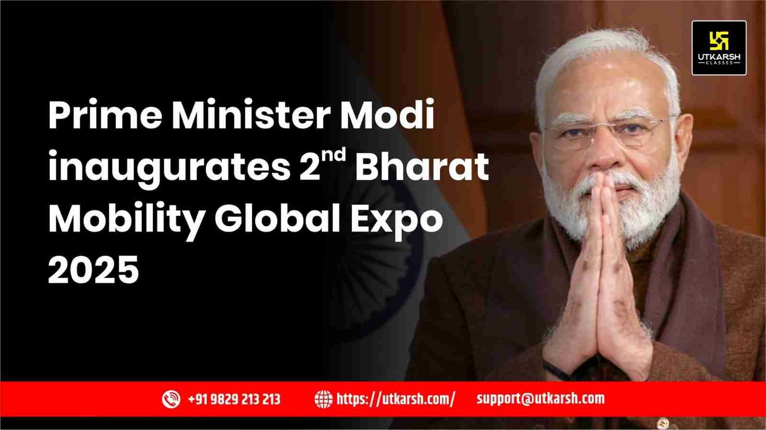 Prime Minister Modi inaugurates 2nd Bharat Mobility Global Expo 2025