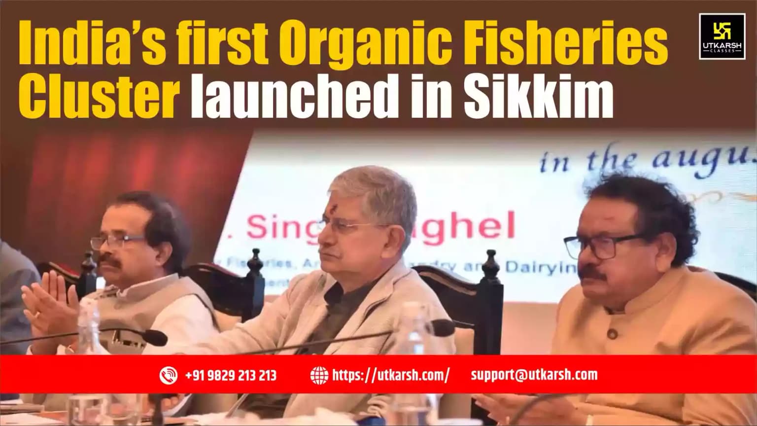 India’s first Organic Fisheries Cluster launched in Sikkim