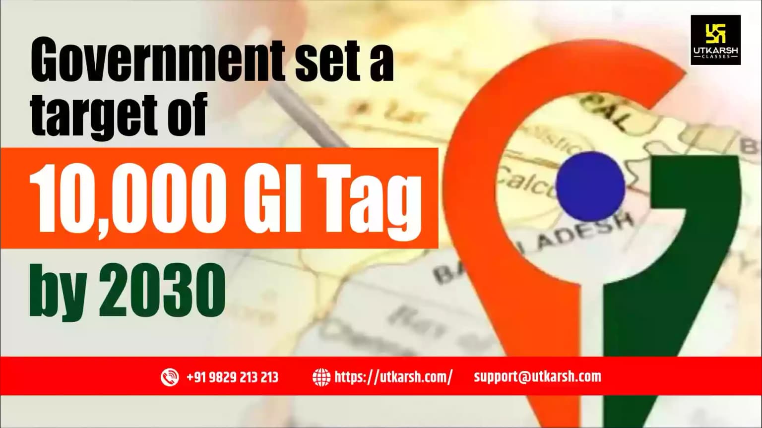 Government set a target of 10,000 GI Tag by 2030