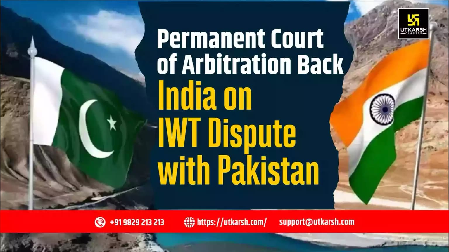 Permanent Court of Arbitration Back India on IWT Dispute with Pakistan