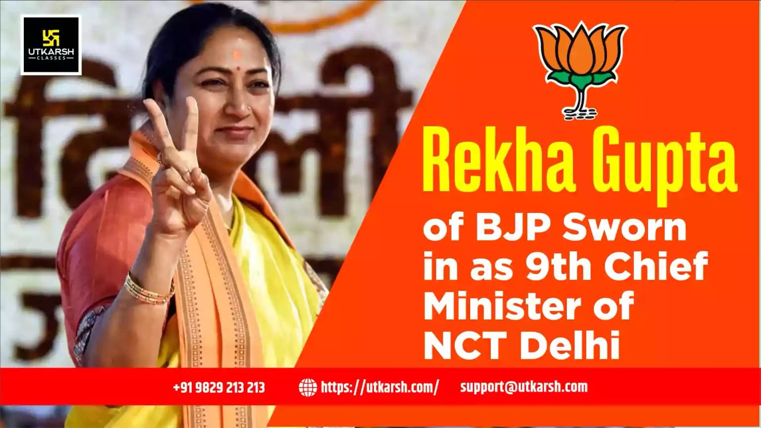 Rekha Gupta of BJP Sworn in as 9th Chief Minister of NCT Delhi