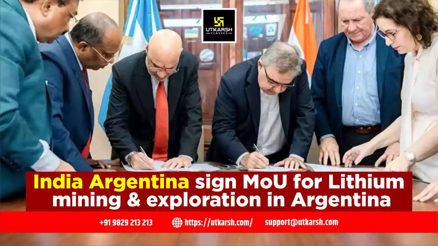 India Argentina sign MoU for Lithium mining & exploration in Argentina