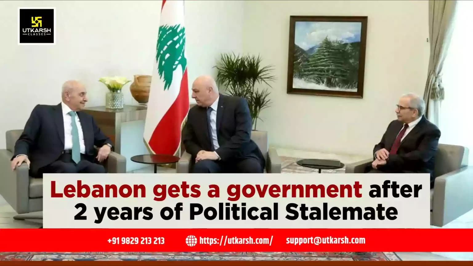 Lebanon gets a government after 2 years of political stalemate