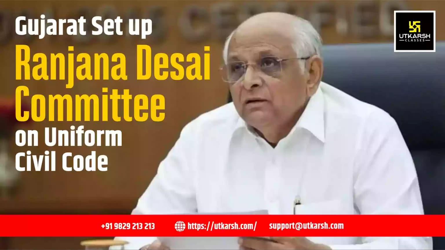 Gujarat Set up Ranjana Desai Committee on Uniform Civil Code