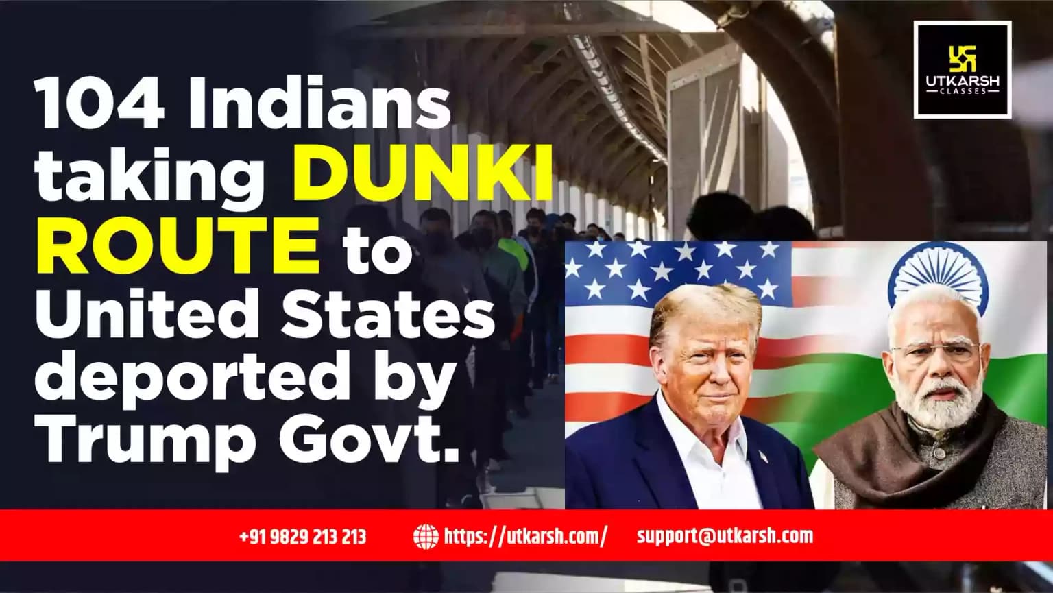 104 Indians taking Dunki route to United States deported by Trump Govt.