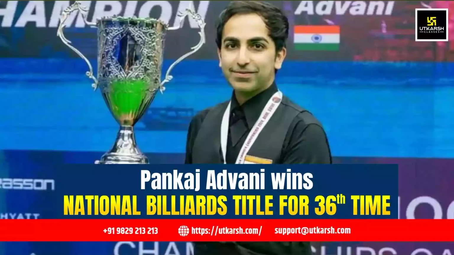 Pankaj Advani wins National Billiards title for 36th time