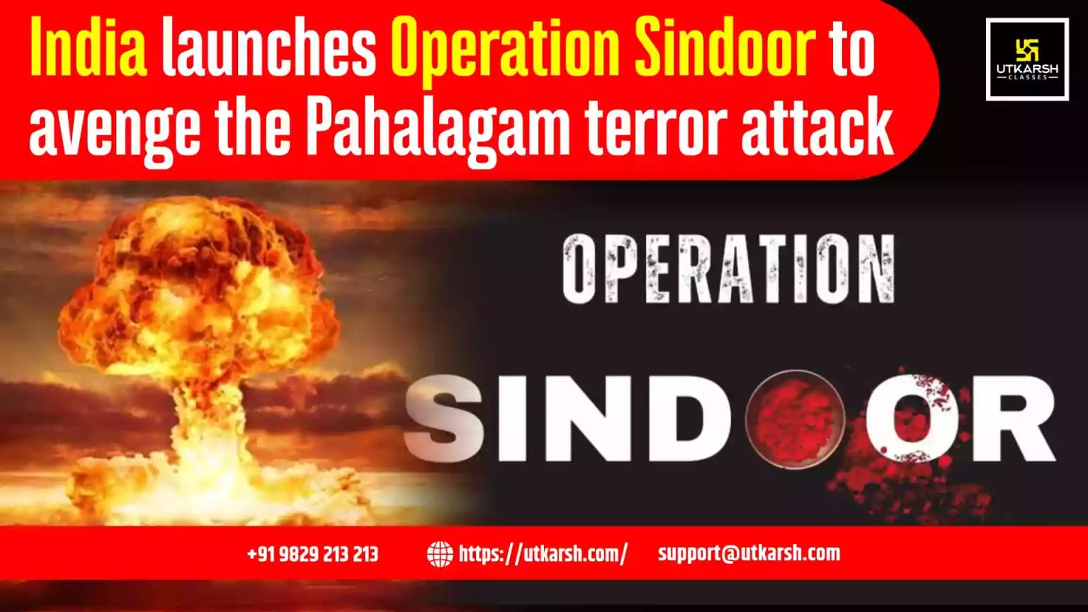 India launches Operation Sindoor to avenge the Pahalagam terror attack
