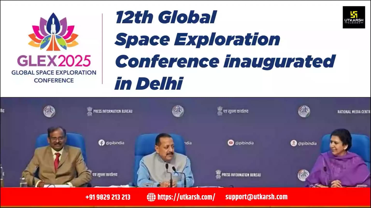Dr Jitendra Singh Inaguartes 12th Global Space Exploration Conference