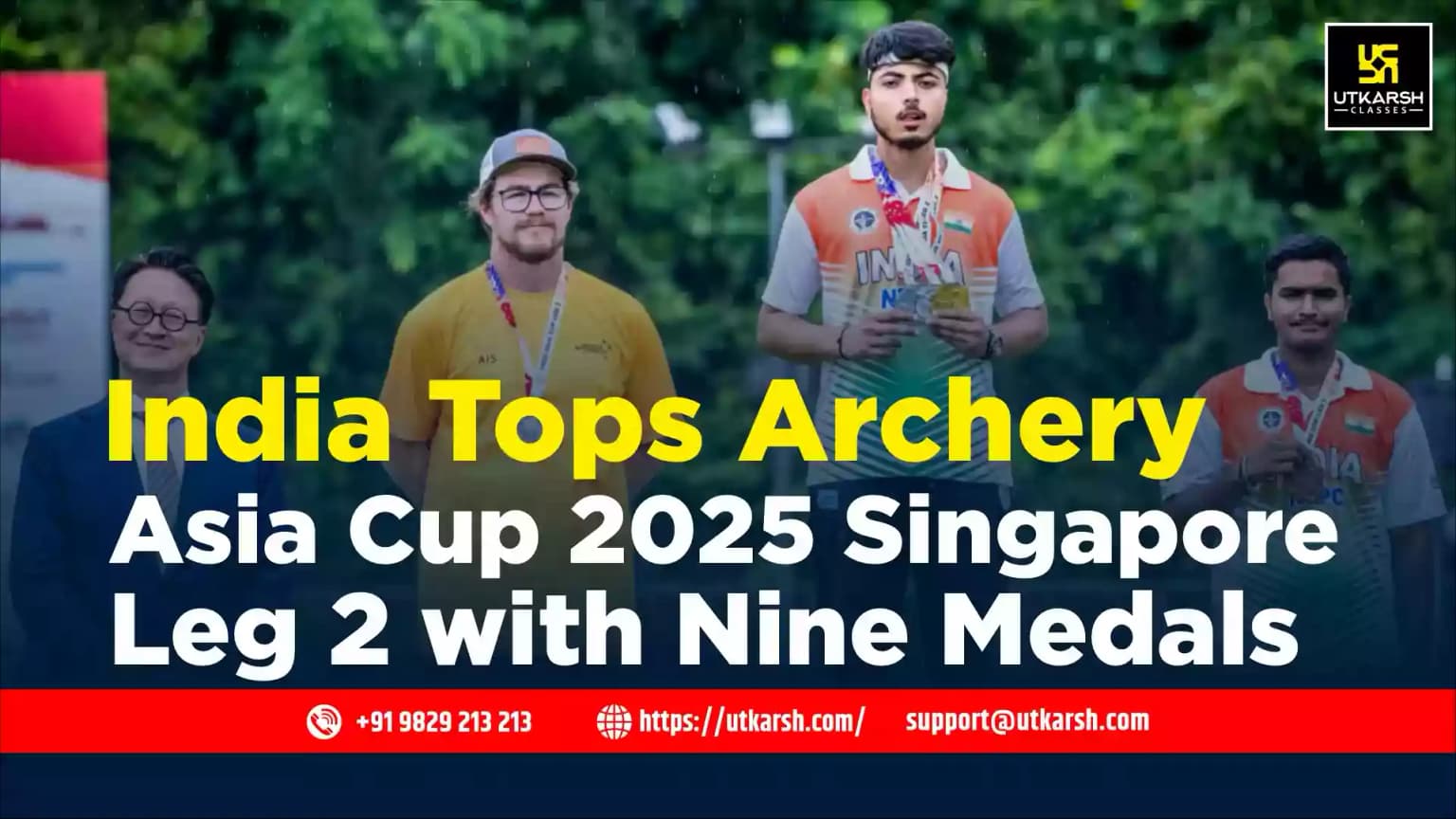 India Tops Archery Asia Cup 2025 Singapore Leg 2 with Nine Medals