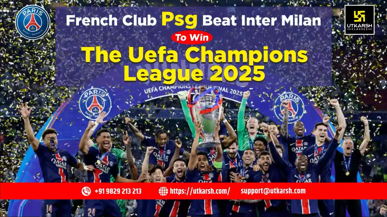 French club PSG beat Inter Milan to win the 2025 UEFA Champions League
