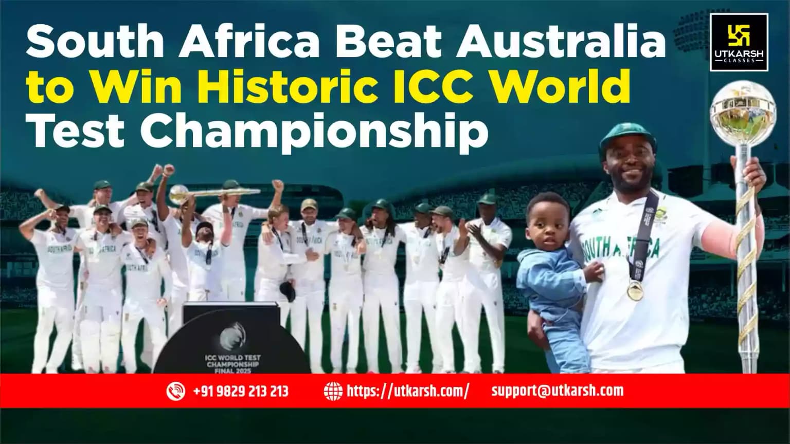 South Africa Beat Australia to Win Historic ICC World Test Championship