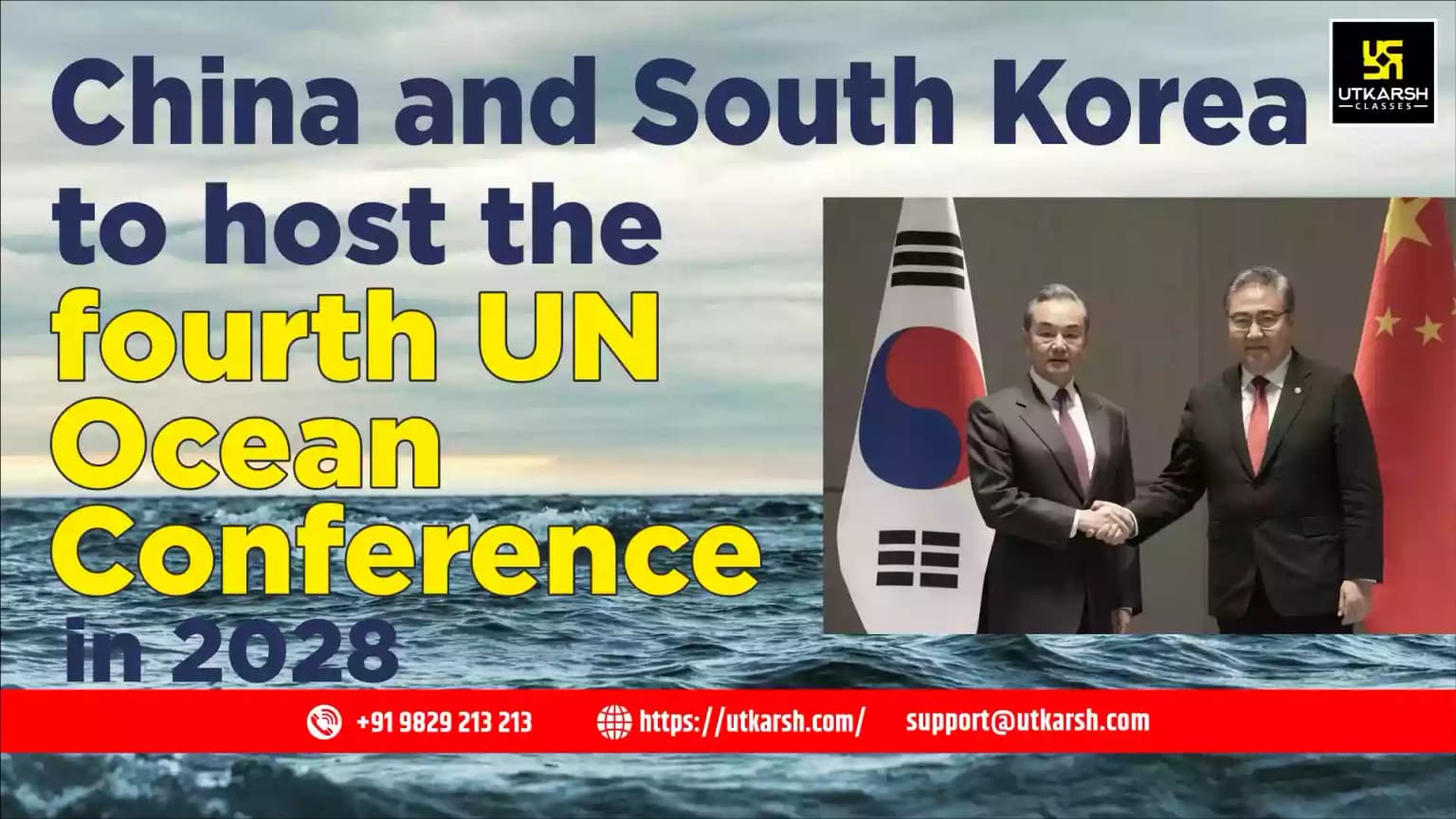 China and South Korea to Host the Fourth UN Ocean Conference in 2028