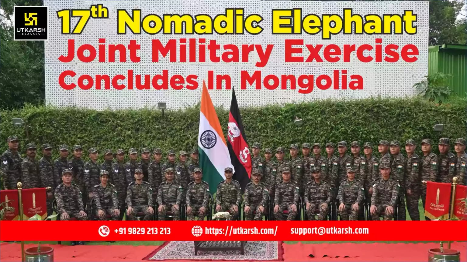 17th Nomadic Elephant Joint Military Exercise Concludes in Mongolia