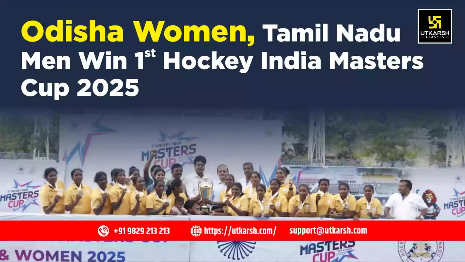Odisha Women, Tamil Nadu Men Win 1st Hockey India Masters Cup 2025