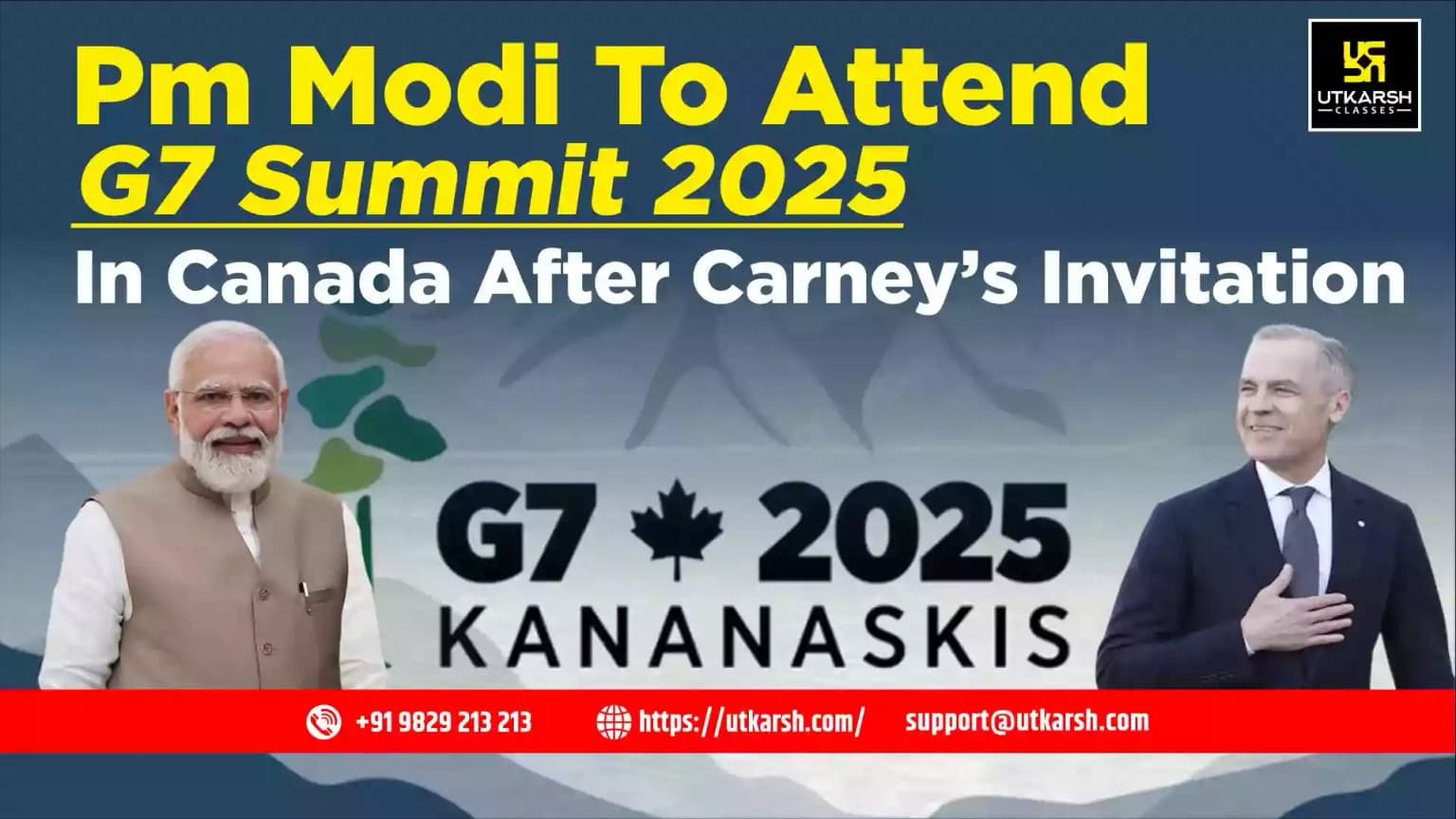 PM Modi to Attend G7 Summit 2025 in Canada After Carney’s Invitation